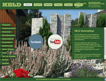 Tablet Screenshot of held-gartenpflege.ch